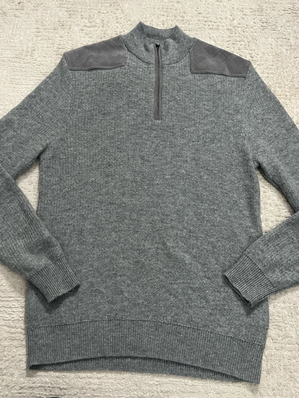 Vineyard Vines Wool Cashmere 1/4 Zip Sweater
